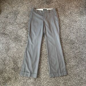 Y2K Banana Republic low rise light gray cuffed Trouser pants corporate office